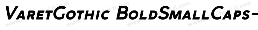 VaretGothic BoldSmallCaps字体转换